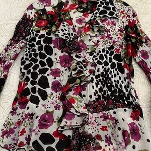 Womens floral blouse
